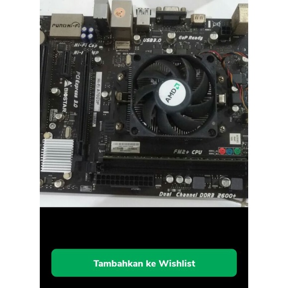 amd a8 7600 dan mobo biostar fm2+