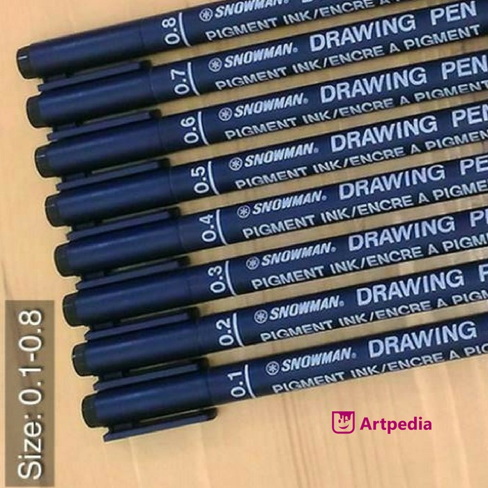 

Unik Snowman drawing pen 005 0 8 Berkualitas