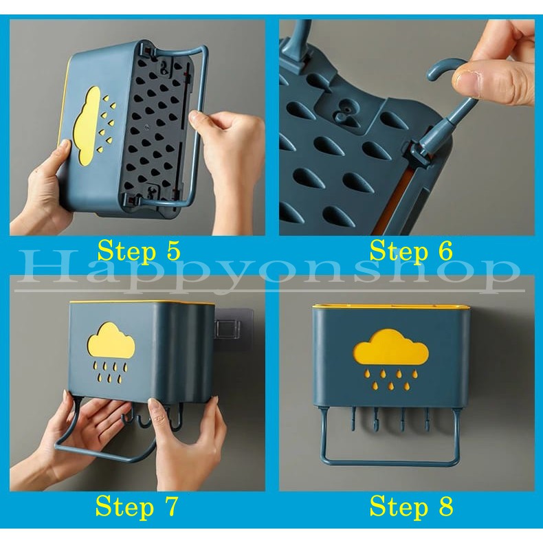 RAK PP Multifungsi Dapur / kamar mandi (RS-KB) TANPA BOR Happyonshop