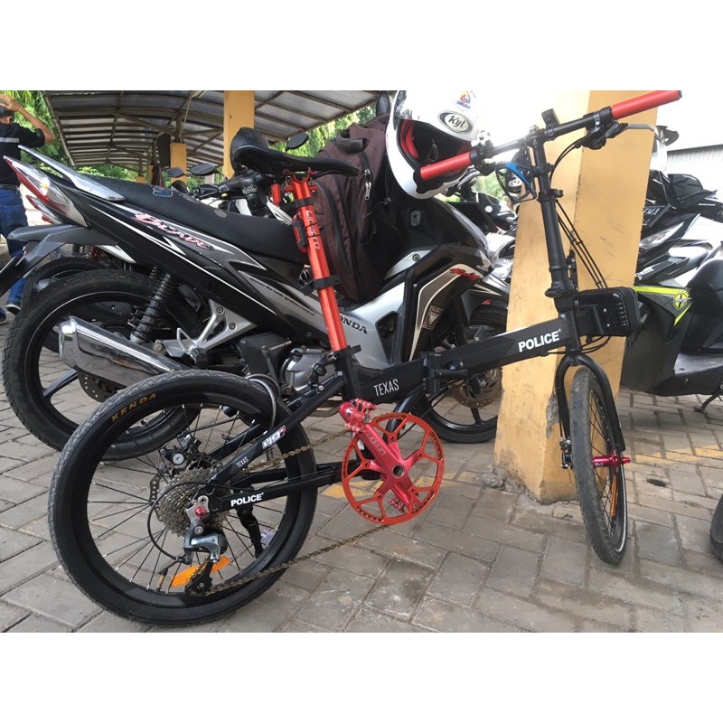 SELI SEPEDA LIPAT ELEMENT POLICE TEXAS