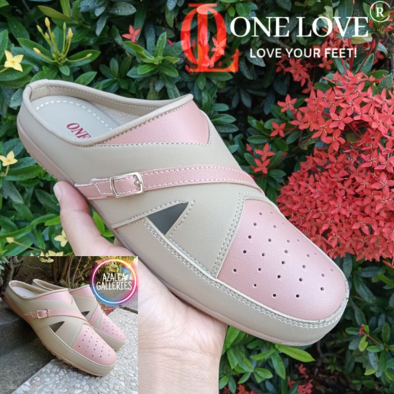 SEPATU FLAT TUTONG MOCCA ONE LOVE TUTONG ONELOVE TUTONG GESPER TUTONG SEPATU MOCCA ONE LOVE SANDAL W