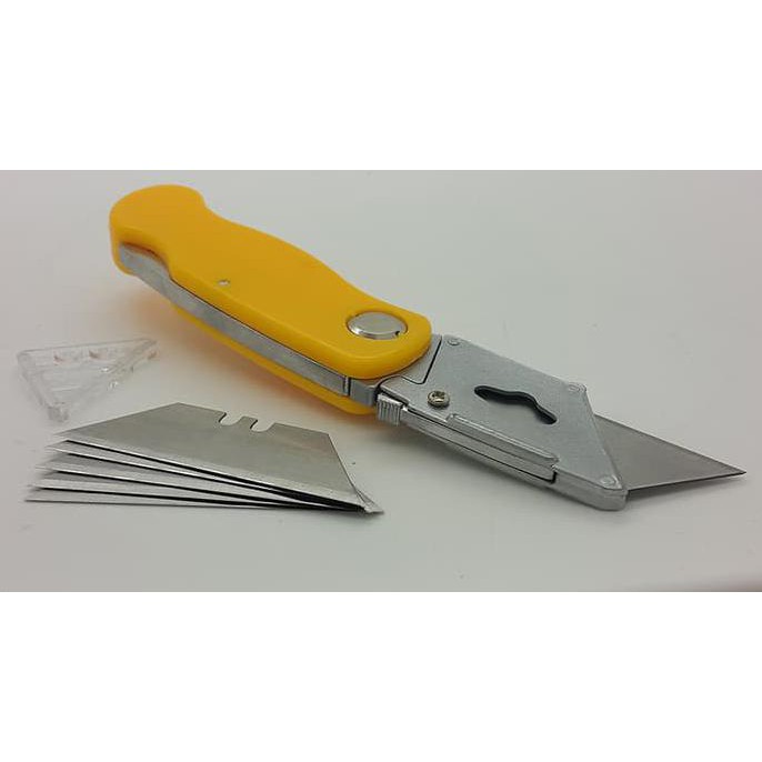 

Terlaris folding cutter knife / Foldable knife ( pisau lipat / Cutter lipat ) Baru