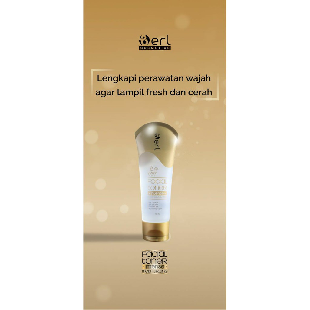 Facial Toner Berl Intense Moisturizing Kemasan Baru