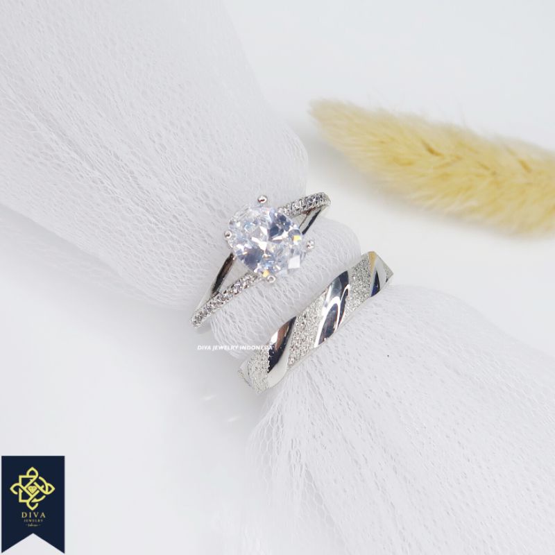 cincin nikah cincin tunangan cincin kawin murah modern cincin silver cincin perak