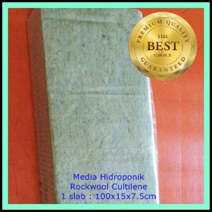 1 Slab Rockwool Cultilene Original Import Grosir Media Tanam Hidroponik