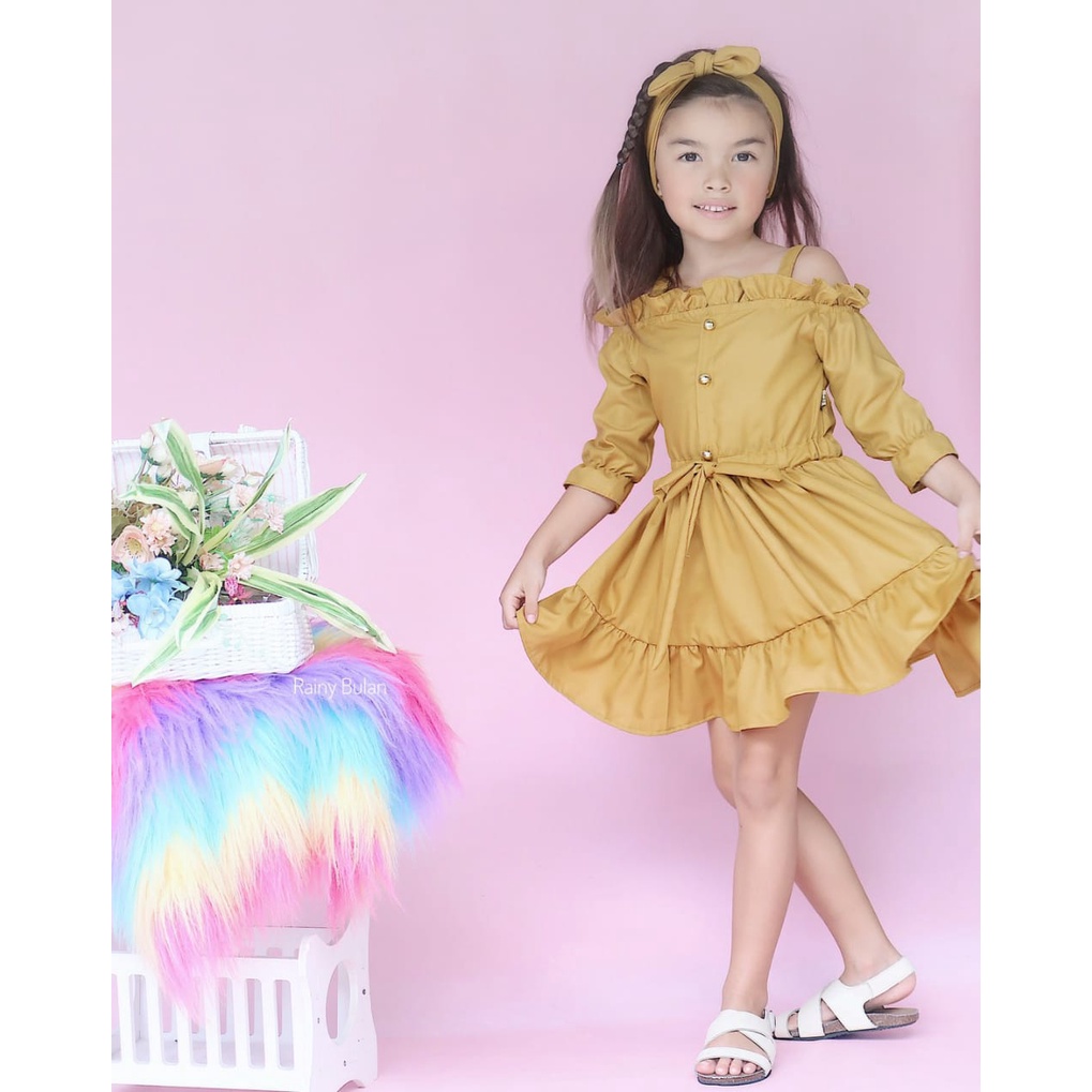 Dress Olivia Anak Unik/Gaun Anak/Dress Anak