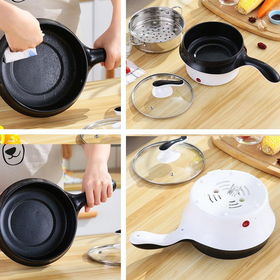 Panci Listrik Elektrik Multifungsi Fry Pan Alat Masak Listrik Elektrik Serbaguna MURAH JUAL GROSIR