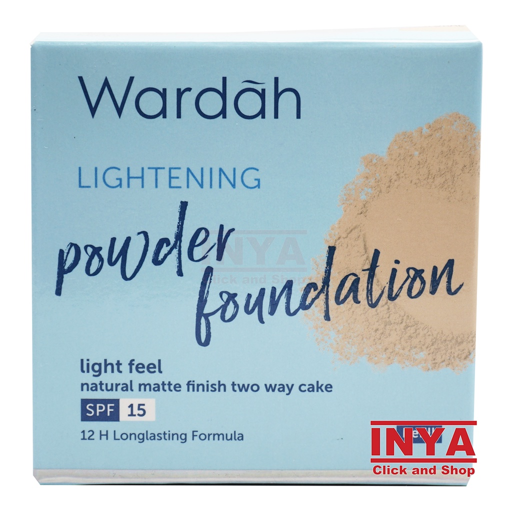 WARDAH LIGHTENING POWDER FOUNDATION 04 NATURAL 12gr REFILL