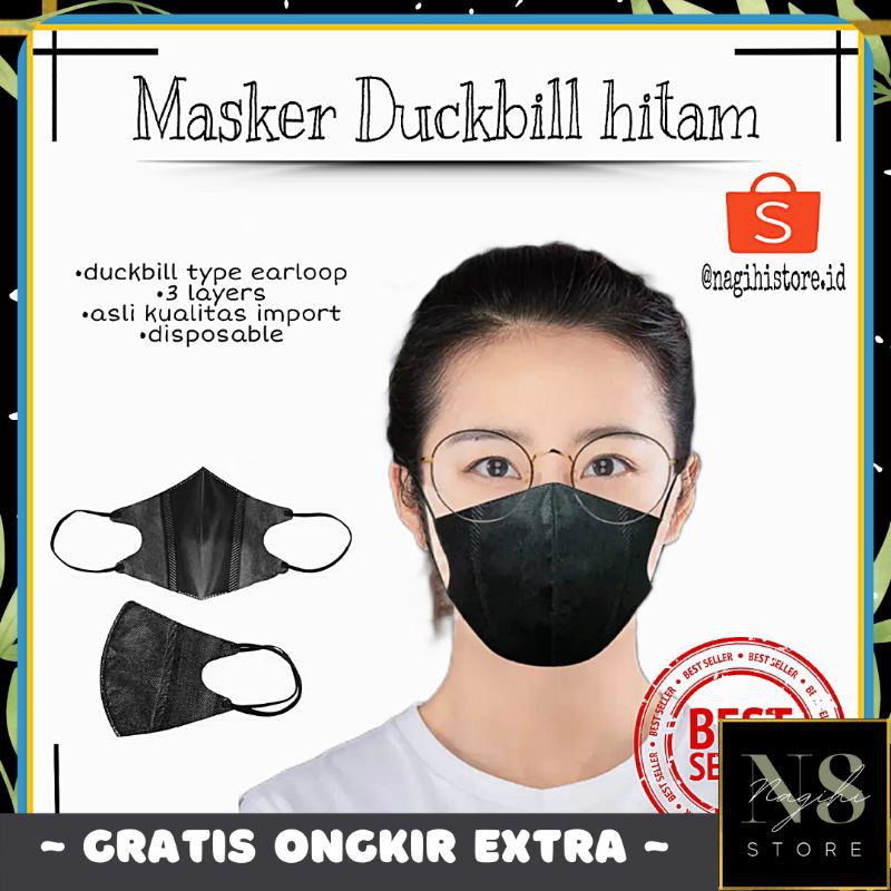 ✨NAGIHI✨ Masker Duckbill Dewasa 3ply Premium Quality/PCS