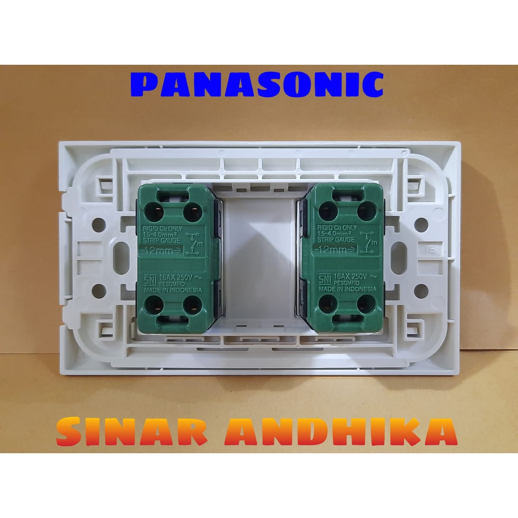 SAKLAR SERI KECIL PUTIH A MODE PANASONIC WEHJ 6802W+WEHJ 5531