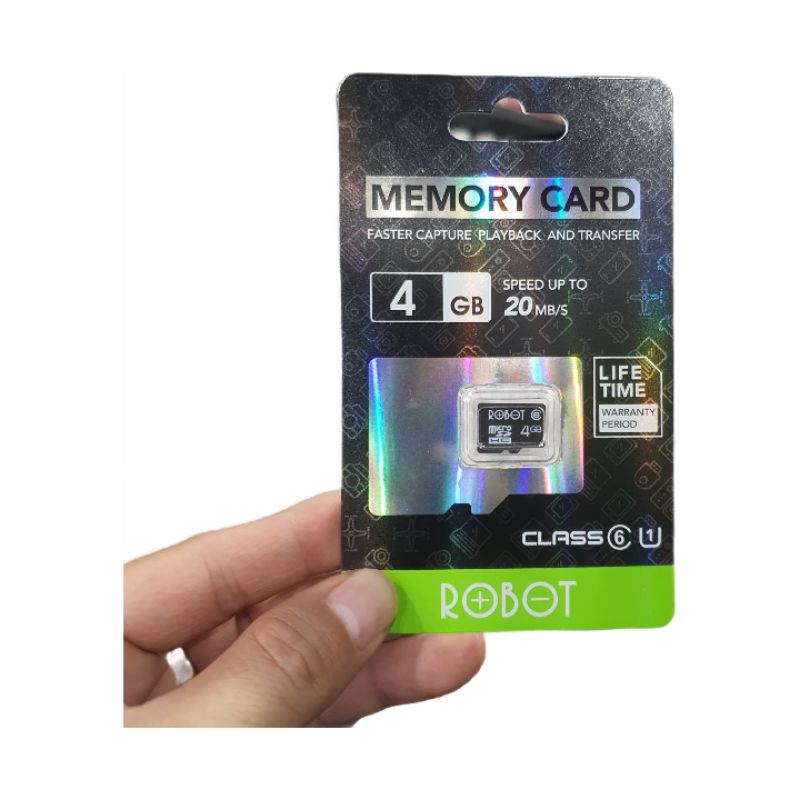 Memory Card/MMC/Micro SD Original Robot 4gb/8gb/16gb/32gb