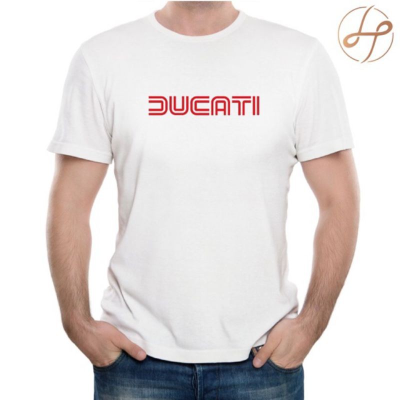⭐️⭐️⭐️⭐️⭐️BAJU DUCATI-MEN-T-SHIRT-COTTON-100%-GSM170-HIGH- QUALITY-ORIGINAL-PRINTED- / BAHAN KATUN C