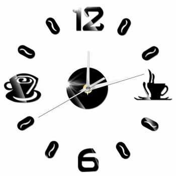 Jam Dinding Besar Unik Murah DIY wall clock 50-60cm / Jam Dekorasi Dinding Besar Warna Hitam