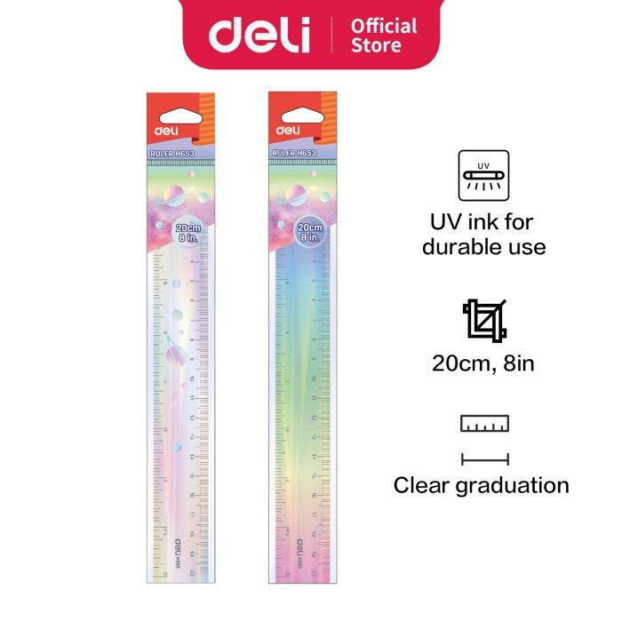 

Terlaris Deli Penggaris 20 cm, 8 inch tidak mudah patah & Tahan Lama EH653