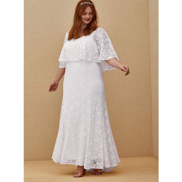 COD✔jumbo size longdress wanita brukat daisy vr / pakaian wanita dress pesta brukat fashion /dress p