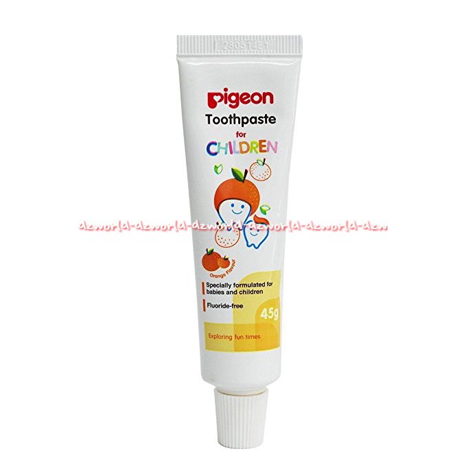 Pigeon Toothpaste For Children Odol Anak Pasta Gigi Anak Orange Flavour 45g
