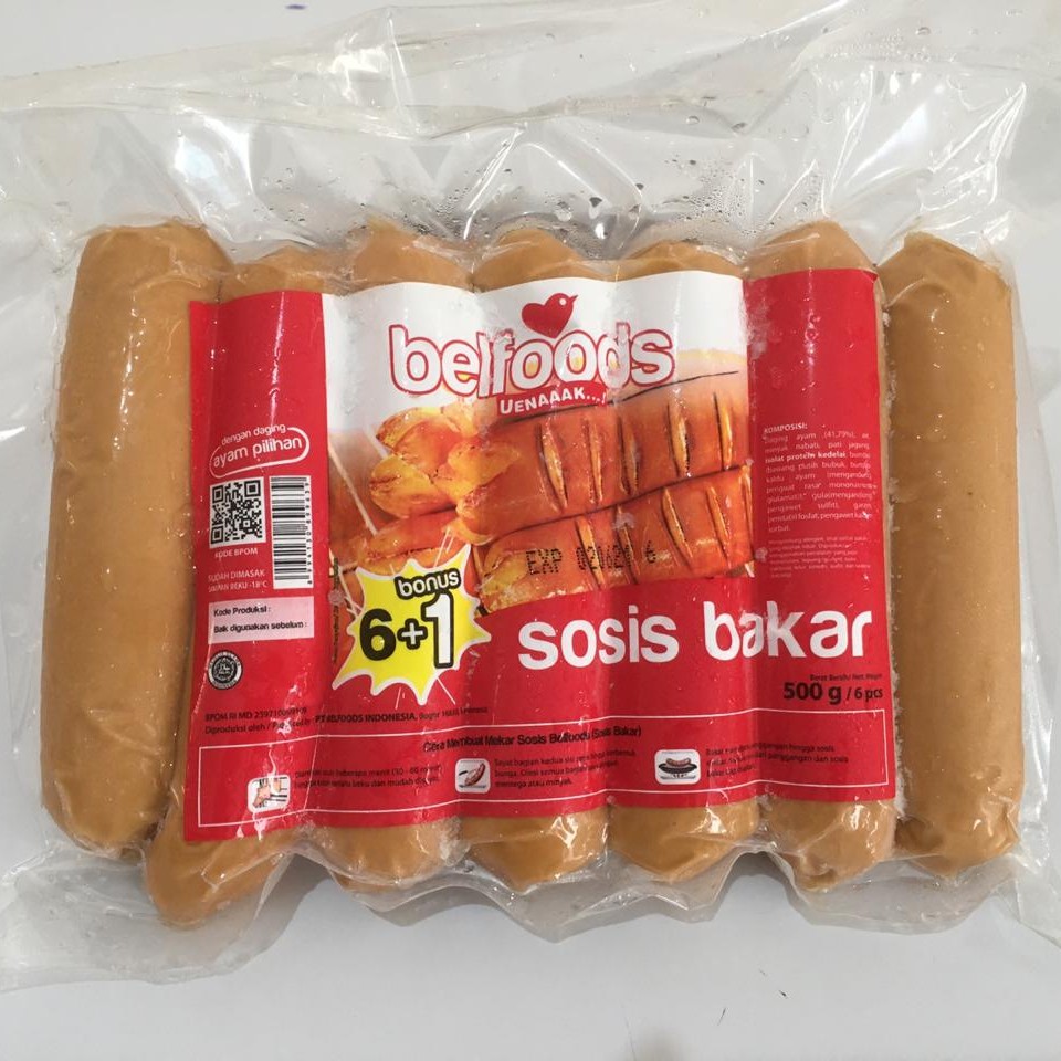 

BELFOODS UENAAAK SOSIS BAKAR JUMBO 500GR