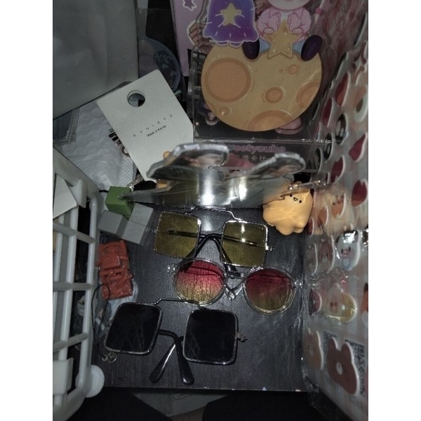 Doll 20cm - Glasses - Emoticon Sticker | Kacamata Doll