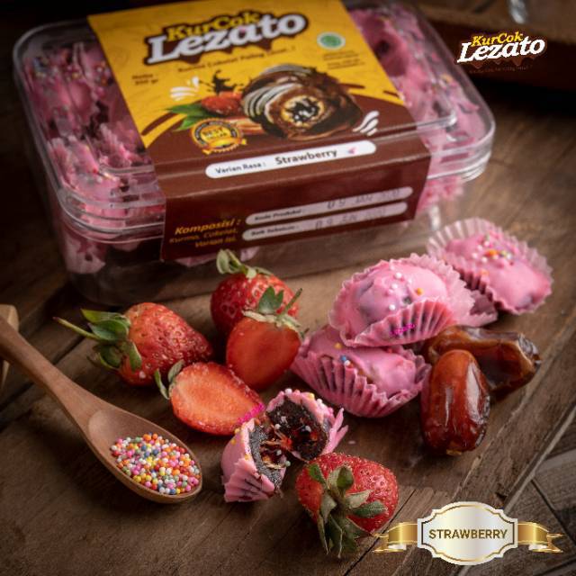 

KurCok Strawberry Lezato / Kurma Cokelat / Coklat