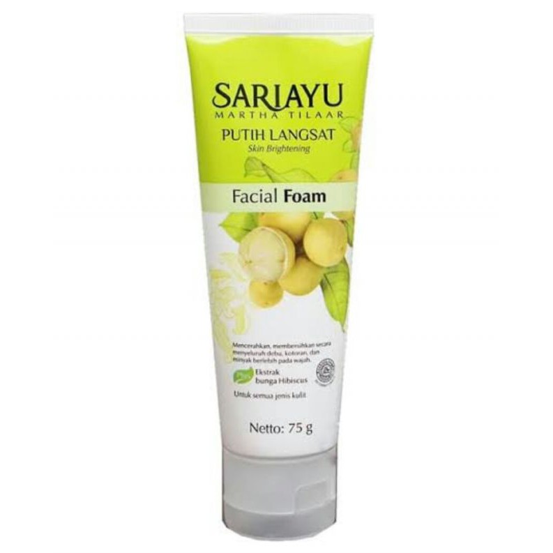 Sariayu Facial Foam 75 gr ORIGINAL-BPOM
