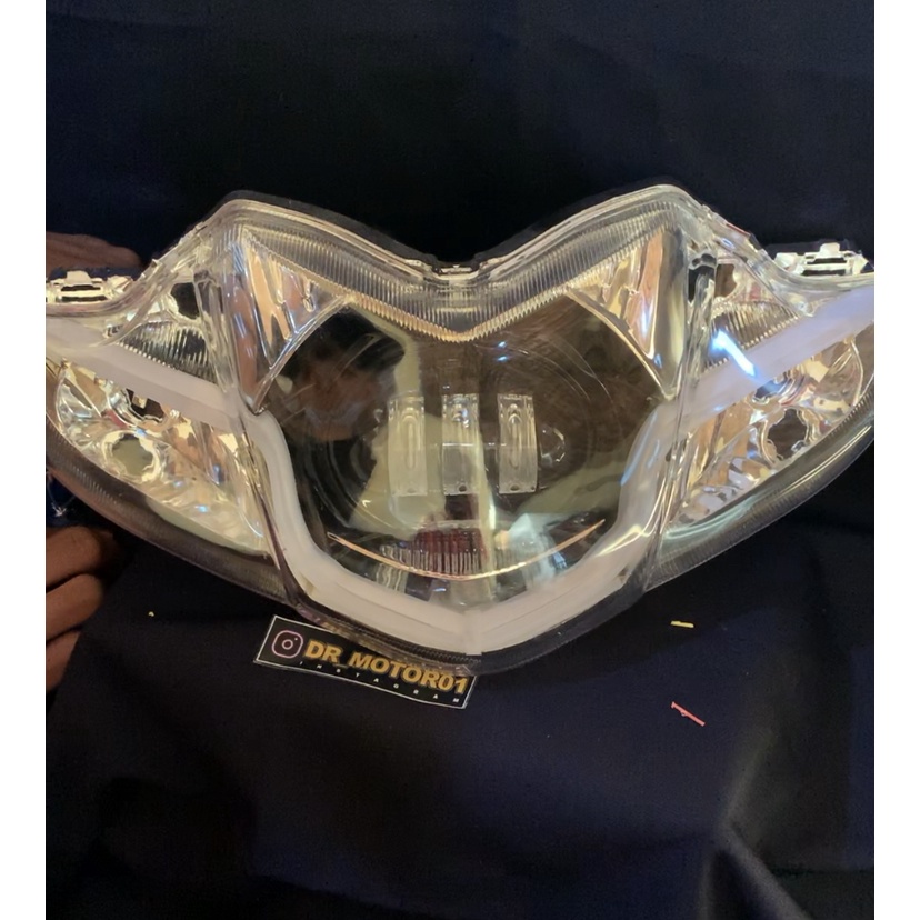 lampu depan honda revo absolute custom daymaker