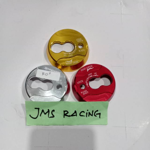 Tutup cover kunci kontak yamaha nmax cnc gold merah silver