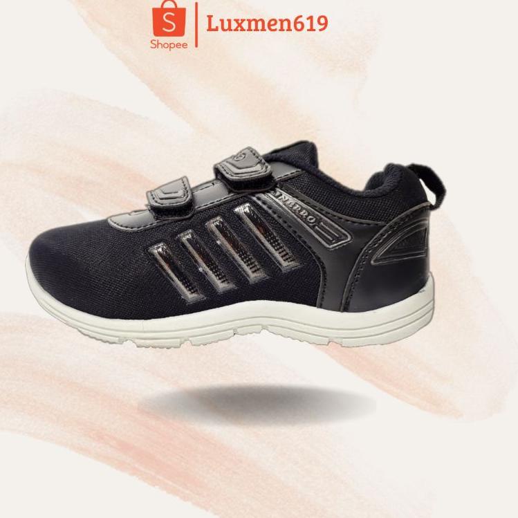 Barang Pilihan.. Sepatu Sekolah Anak Tk / SD Laki Perempuan Sepatu Anak Hitam Polos Cewek Cowok