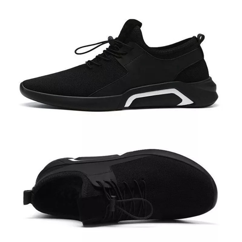 Beli 1 gratis 1 MF#9006  Sepatu Pria Import Snearkers Casual Sepatu Running Fashion Black White