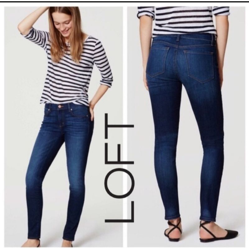 modern skinny - Celana panjang jeans wanita - celana denim Wanita by LOFT (original)
