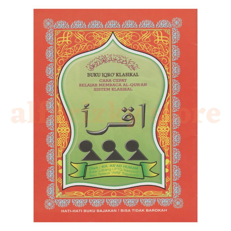 Buku IQRO' Klasikal Besar Sistem Klasikal