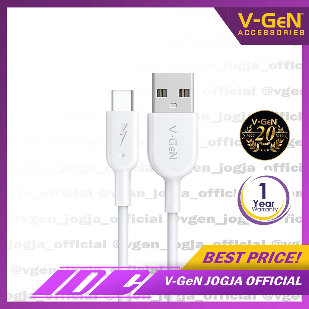 USB Type C V-GeN VCB-18 Fast Charging 2 Meter