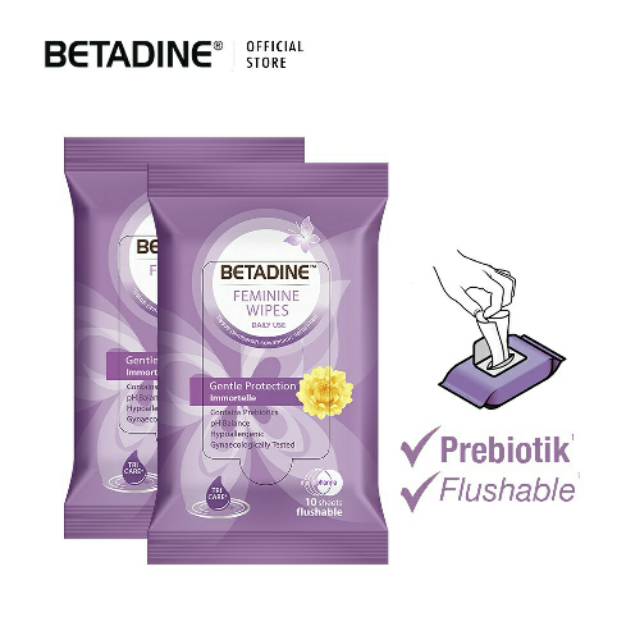BETADINE FEMININE WIPES