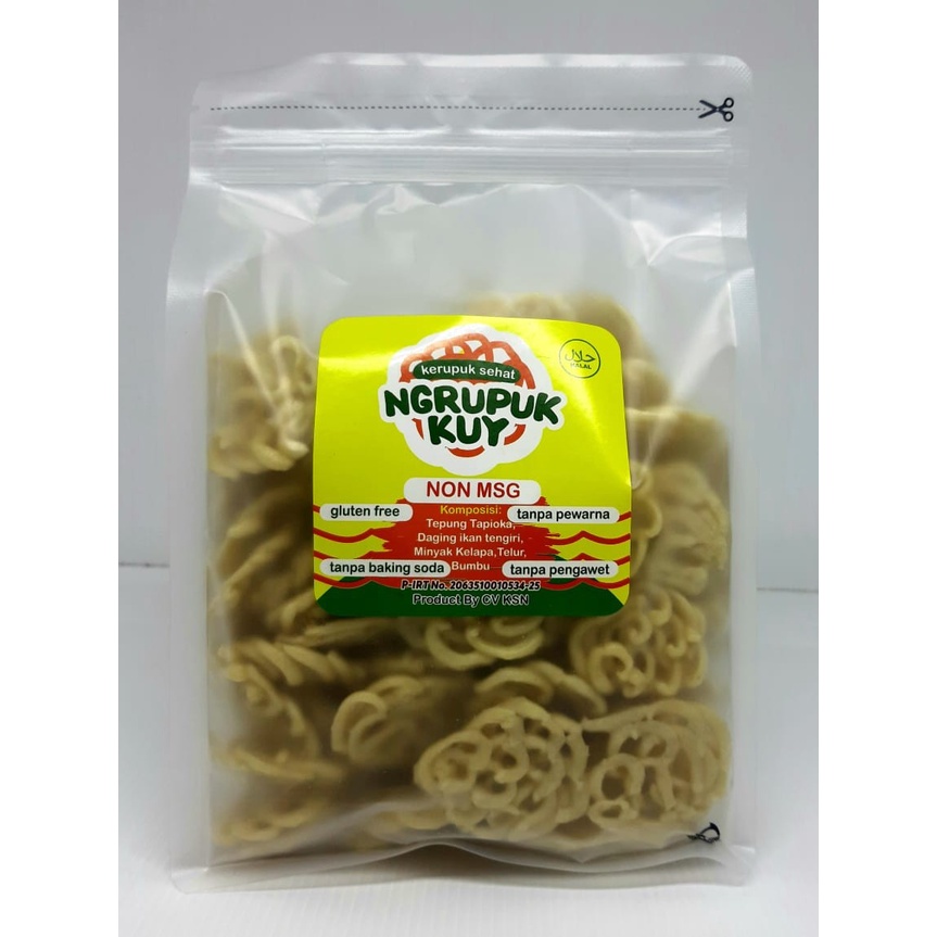 

Kerupuk Mentah Ngrupukkuy Gluten Free Non MSG 250 gr