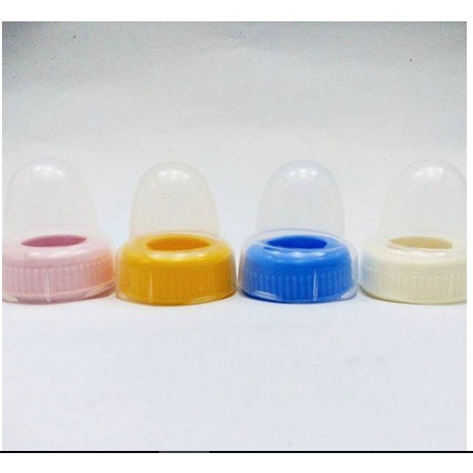 PIGEON Screw Cap and Nipple Cover Slim Neck | Tutup Botol Susu Bayi (Tersedia varian warna)