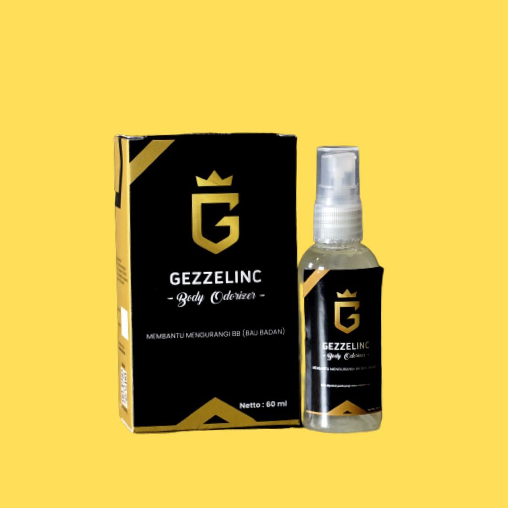 GEZZELINC TAHAN 72 JAM BODY ODORIZER (Yang dikirim Kemasan Terbaru)