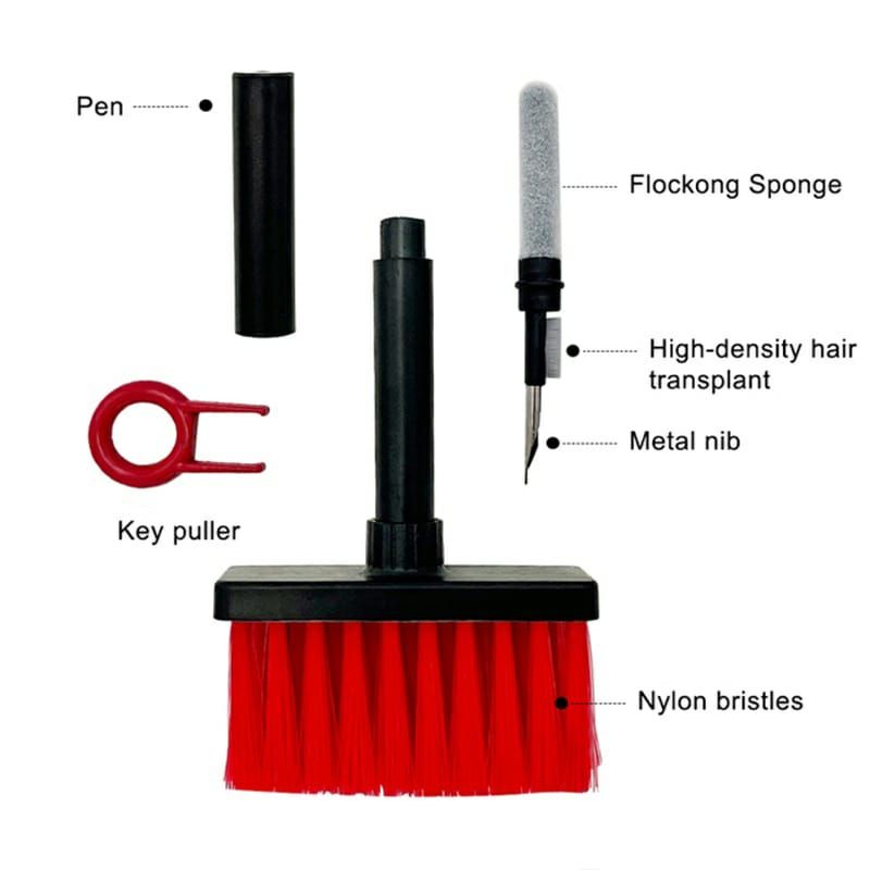 Keyboard Cleaning Brush 5in1/Sikat Pembersih Keyboard Earphone