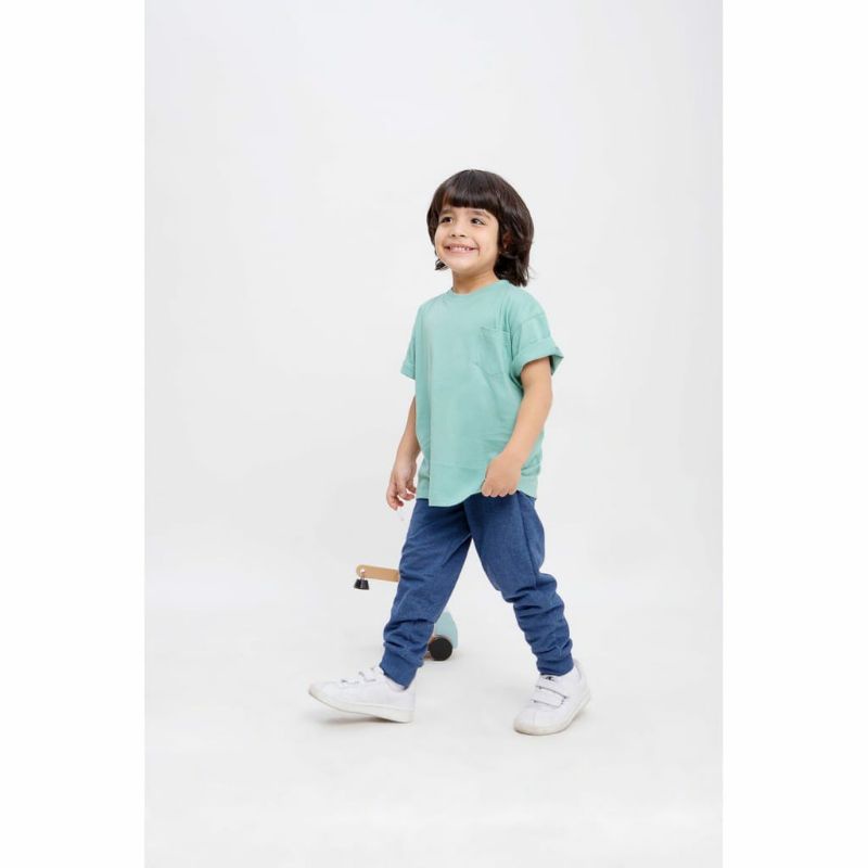 Booyah Pocket Tee - Kaos Polos Anak Unisex 1-6 Tahun