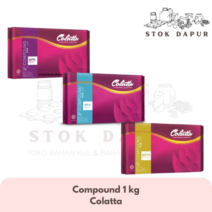 

Colatta Compound 1 Kg / Coklat Compound Collata (White, Dark, Milk)