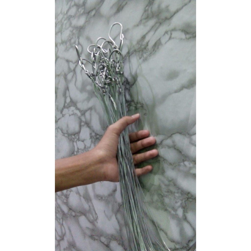 TALI KAWAT GANTUNGAN POT 100 CM KAKI 4 ALUMINIUM | KAWAT GANTUNG POT 100CM