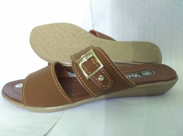 sandal wanita ban 2 gesper ukuran 36-40