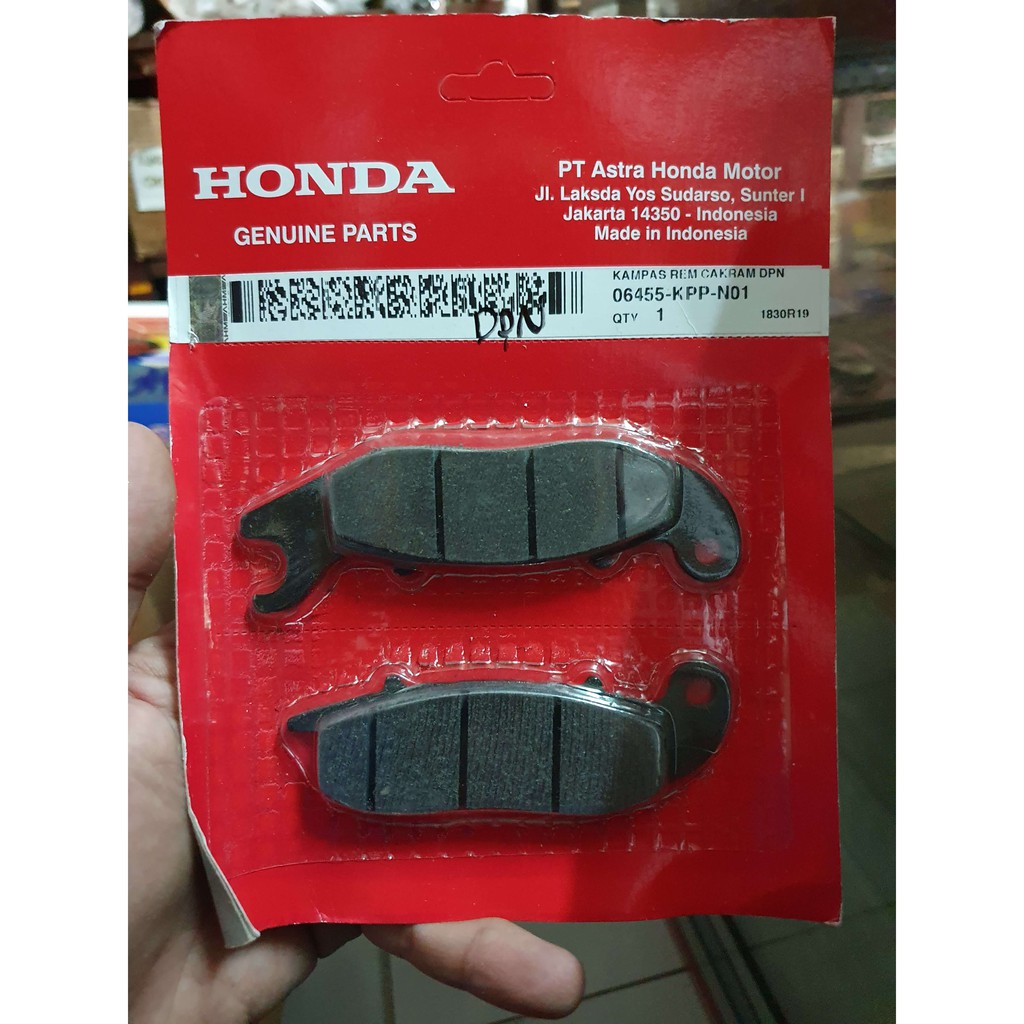 Kampas Rem Cakram Depan 06455-KPP-N01 AHM