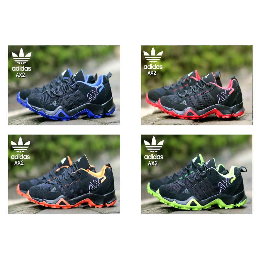sepatu pria santai kasual running adidas ax2 low sport