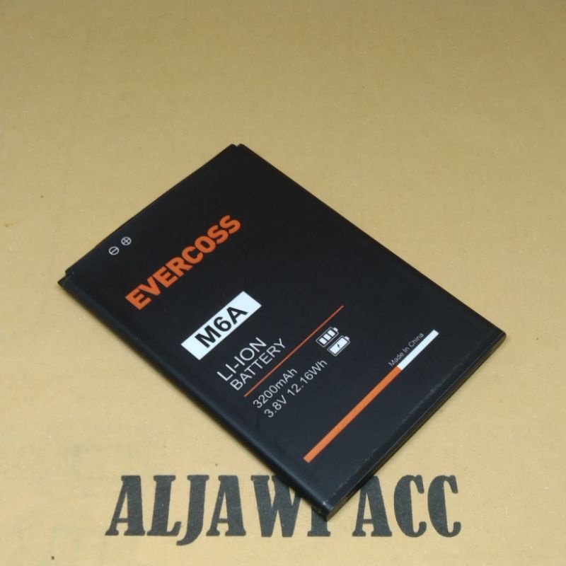 Baterai Bt Batre Battery Evercoss M6A M-6A  Original Battery Hp