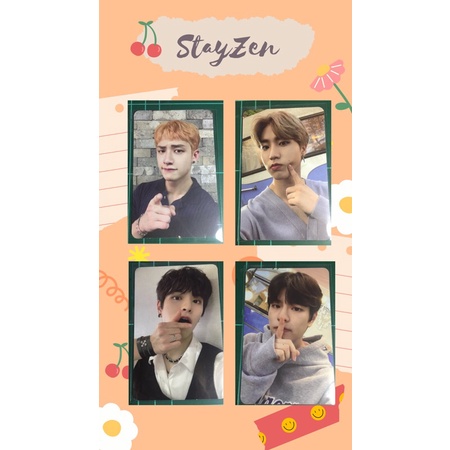 PC PHOTOCARD NOEASY STRAY KIDS OFFICIAL (DS Bang chan, Han, Seungmin)