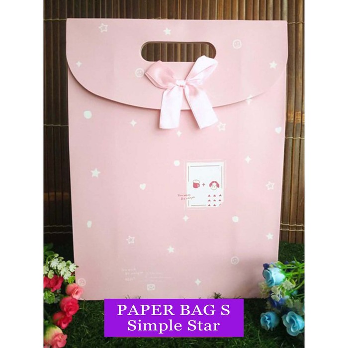 

Paper Bag Motif / Tas Kertas Kado / Tas Ulang tahun - S Simple Casual