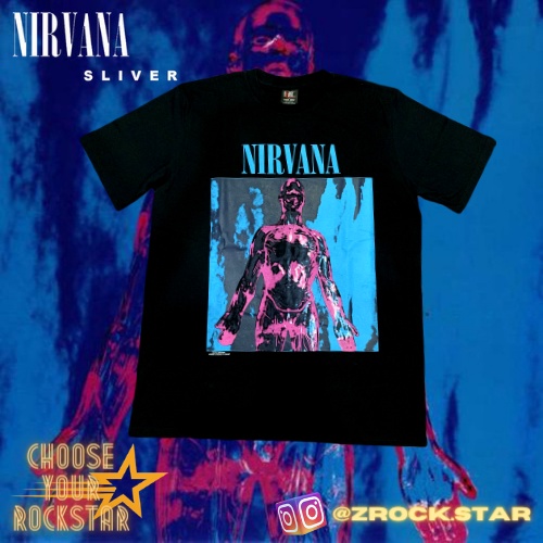Kaos Band Nirvana Original Sliver