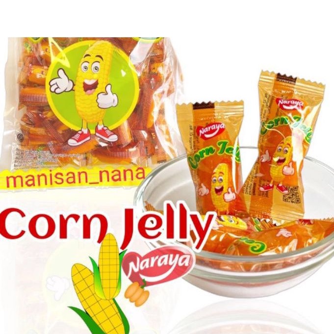 

CORN JELLY NARAYA /JELLY BENTUK JAGUNG (250gram)