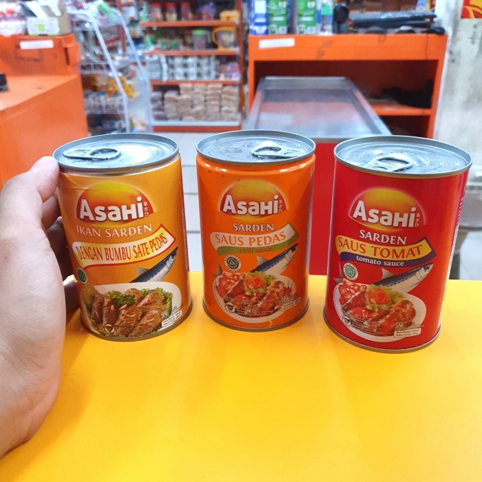 

TIN 155GR - IKAN SARDEN KALENG / MERK ASAHI BUKAN ABC BOTAN atayatoko