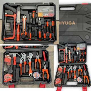 Toolkit toolbox kunci lengkap full set 102pcs merk HYUGA ...