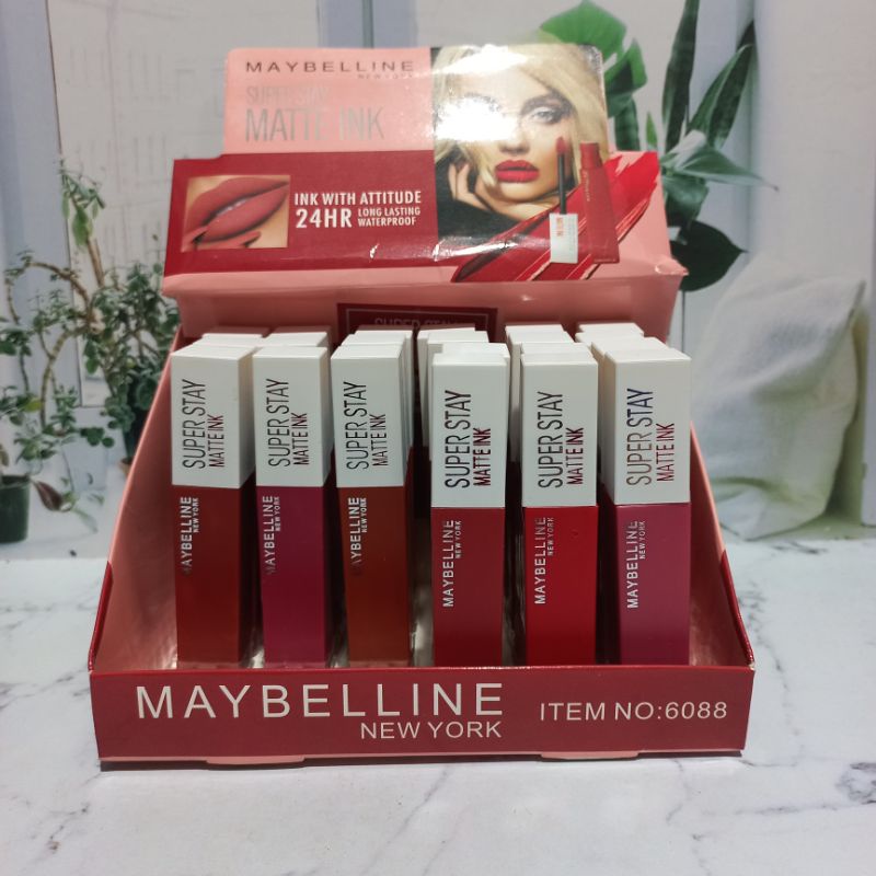 LIP GLOSS MAYBELLINE SUPERSTAY MATTE INK | WARNA RANDOM ATAU ACAK